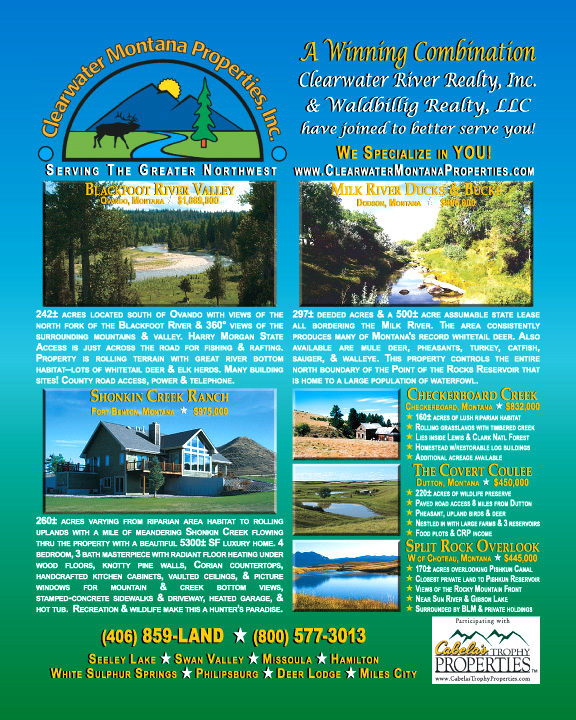 April, 2008 ~ Clearwater Montana Properties
									<br>
									Page XX
									&nbsp;&nbsp;&diams;&nbsp;&nbsp;
									8"W x 10"H<br>
									80# Text Gloss