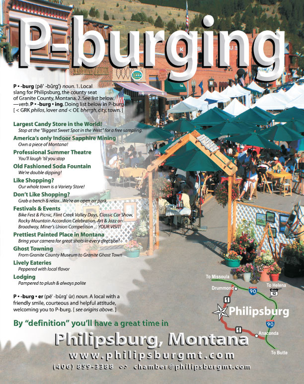 2009 Philipsburg Promotions
									<br>
									Page xx
									&nbsp;&nbsp;&diams;&nbsp;&nbsp;
									8&frac12;"W x 10&frac34;"H<br>
									38# Hibrite Newsprint