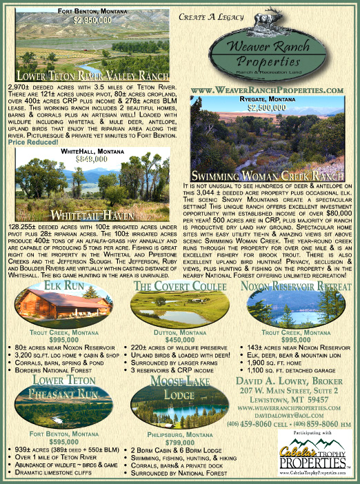 August 2008 Weaver Ranch Properties
									<br>
									Page 07
									&nbsp;&nbsp;&diams;&nbsp;&nbsp;
									7&frac14;"W x 9&frac34;"H<br>
									100# Coated Text Stock