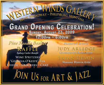 August 13, 2009 Western Winds Gallery
									<br>
									Page xx
									&nbsp;&nbsp;&diams;&nbsp;&nbsp;
									4"W x 3"H<br>
									30# Newsprint